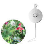 Maxbell Yoyo Plant Support Hanger Hook Retractable Grow Hanger for Ivy Indoor Garden White
