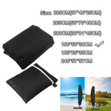 Maxbell Patio Umbrella Parasol Cover Black with Inner Silver Coating Layer Dustproof 190x30x50cm