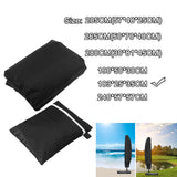 Maxbell Patio Umbrella Parasol Cover Black with Inner Silver Coating Layer Dustproof 183x25x35cm