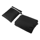 Maxbell Patio Umbrella Parasol Cover Black with Inner Silver Coating Layer Dustproof 183x25x35cm