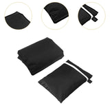 Maxbell Patio Umbrella Parasol Cover Black with Inner Silver Coating Layer Dustproof 240x57x57cm