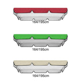 Maxbell Replacement Swing Canopy Outdoor Porch Swing Canopy Cover for Patio Poolside Red