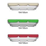 Maxbell Replacement Swing Canopy Outdoor Porch Swing Canopy Cover for Patio Poolside Red