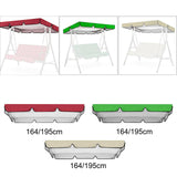 Maxbell Replacement Swing Canopy Outdoor Porch Swing Canopy Cover for Patio Poolside Red