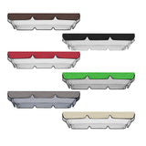 Maxbell Replacement Swing Canopy Outdoor Porch Swing Canopy Cover for Patio Poolside Red