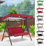 Maxbell Replacement Swing Canopy Outdoor Porch Swing Canopy Cover for Patio Poolside Red