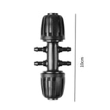Maxbell 10x Drip Irrigation Fittings Easy to Connect Gardening Drip Irrigation Joint