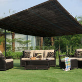 Maxbell Maxbell Shade Cloth Multipurpose Sun Block Shade Cover for Yard Patio Outdoor 300cmx300cm