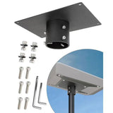 Maxbell Mounting Kit for Satellite Internet Metal Arm Pole Mount for RV Wall Trailer Mount Base
