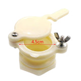 Maxbell 3 Pieces Honey Gate Valves Sturdy Beekeeping Tool for Garden Beekeepers Farm White