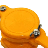 Maxbell 3 Pieces Honey Gate Valves Sturdy Beekeeping Tool for Garden Beekeepers Farm Yellow