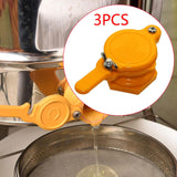 Maxbell 3 Pieces Honey Gate Valves Sturdy Beekeeping Tool for Garden Beekeepers Farm Yellow