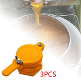 Maxbell 3 Pieces Honey Gate Valves Sturdy Beekeeping Tool for Garden Beekeepers Farm Yellow