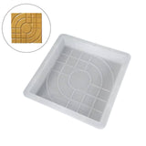 Maxbell Path Makers Molds DIY Square Vintage Concrete Molds for Garden Outdoor Pavement