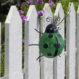 Maxbell Ladybug Hanging Cute Ladybug Wall Decorations for Living Room Indoor Outdoor Green