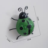Maxbell Ladybug Hanging Cute Ladybug Wall Decorations for Living Room Indoor Outdoor Green
