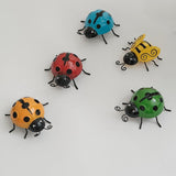 Maxbell Ladybug Hanging Cute Ladybug Wall Decorations for Living Room Indoor Outdoor Yellow