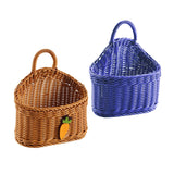 Maxbell Hanging Wall Fruit Vegetable Basket Organizer for Magazines Fruits Farmhouse violet