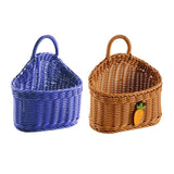 Maxbell Hanging Wall Fruit Vegetable Basket Organizer for Magazines Fruits Farmhouse violet