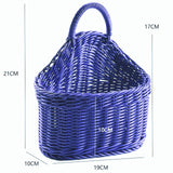 Maxbell Hanging Wall Fruit Vegetable Basket Organizer for Magazines Fruits Farmhouse violet