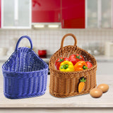 Maxbell Hanging Wall Fruit Vegetable Basket Organizer for Magazines Fruits Farmhouse violet