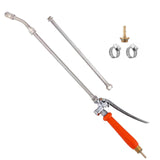 Maxbell Sprayer Wands Stainless Steel with Shut Off Valves Replacement Watering Wands 56cm 26cm with M6M10