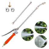 Maxbell Sprayer Wands Stainless Steel with Shut Off Valves Replacement Watering Wands 56cm 26cm with M6M10