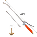 Maxbell Sprayer Wands Stainless Steel with Shut Off Valves Replacement Watering Wands 56cm 26cm with M6M10