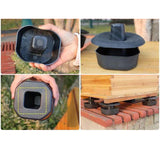 Maxbell 4Pcs Beehive Feet Effective Practical Beehive Base for Home Workshop Outdoor