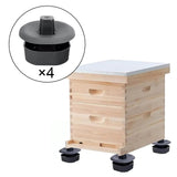 Maxbell 4Pcs Beehive Feet Effective Practical Beehive Base for Home Workshop Outdoor