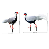 Maxbell 2Pcs Chicken Animal Statue Stakes for Porch Patio Home Outdoor Chicken Decor