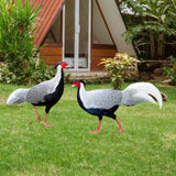Maxbell 2Pcs Chicken Animal Statue Stakes for Porch Patio Home Outdoor Chicken Decor