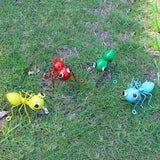 Maxbell ANT Hanging Decoration Metal 3D Wall Sculpture for Living Room Patio Kitchen yellow