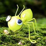 Maxbell ANT Hanging Decoration Metal 3D Wall Sculpture for Living Room Patio Kitchen yellow