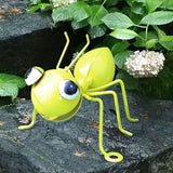 Maxbell ANT Hanging Decoration Metal 3D Wall Sculpture for Living Room Patio Kitchen yellow