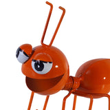 Maxbell ANT Hanging Decoration Metal 3D Wall Sculpture for Living Room Patio Kitchen orange