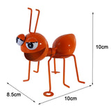 Maxbell ANT Hanging Decoration Metal 3D Wall Sculpture for Living Room Patio Kitchen orange