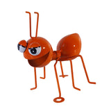 Maxbell ANT Hanging Decoration Metal 3D Wall Sculpture for Living Room Patio Kitchen orange