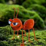 Maxbell ANT Hanging Decoration Metal 3D Wall Sculpture for Living Room Patio Kitchen orange