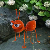 Maxbell ANT Hanging Decoration Metal 3D Wall Sculpture for Living Room Patio Kitchen orange