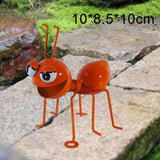 Maxbell ANT Hanging Decoration Metal 3D Wall Sculpture for Living Room Patio Kitchen orange