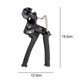 Maxbell Cable Tie Tool Self Locking Design High Carbon Steel Easy Use Metal Tie Wrap Black