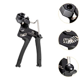 Maxbell Cable Tie Tool Self Locking Design High Carbon Steel Easy Use Metal Tie Wrap Black