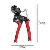 Maxbell Cable Tie Tool Self Locking Design High Carbon Steel Easy Use Metal Tie Wrap Red