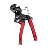 Maxbell Cable Tie Tool Self Locking Design High Carbon Steel Easy Use Metal Tie Wrap Red