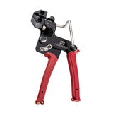 Maxbell Cable Tie Tool Self Locking Design High Carbon Steel Easy Use Metal Tie Wrap Red