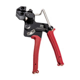 Maxbell Cable Tie Tool Self Locking Design High Carbon Steel Easy Use Metal Tie Wrap Red