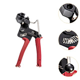 Maxbell Cable Tie Tool Self Locking Design High Carbon Steel Easy Use Metal Tie Wrap Red