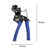 Maxbell Cable Tie Tool Self Locking Design High Carbon Steel Easy Use Metal Tie Wrap Blue