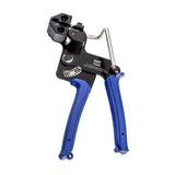 Maxbell Cable Tie Tool Self Locking Design High Carbon Steel Easy Use Metal Tie Wrap Blue